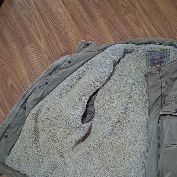 Levi's Beige Sherpa-Lined Jacket - Picture 4 of 5